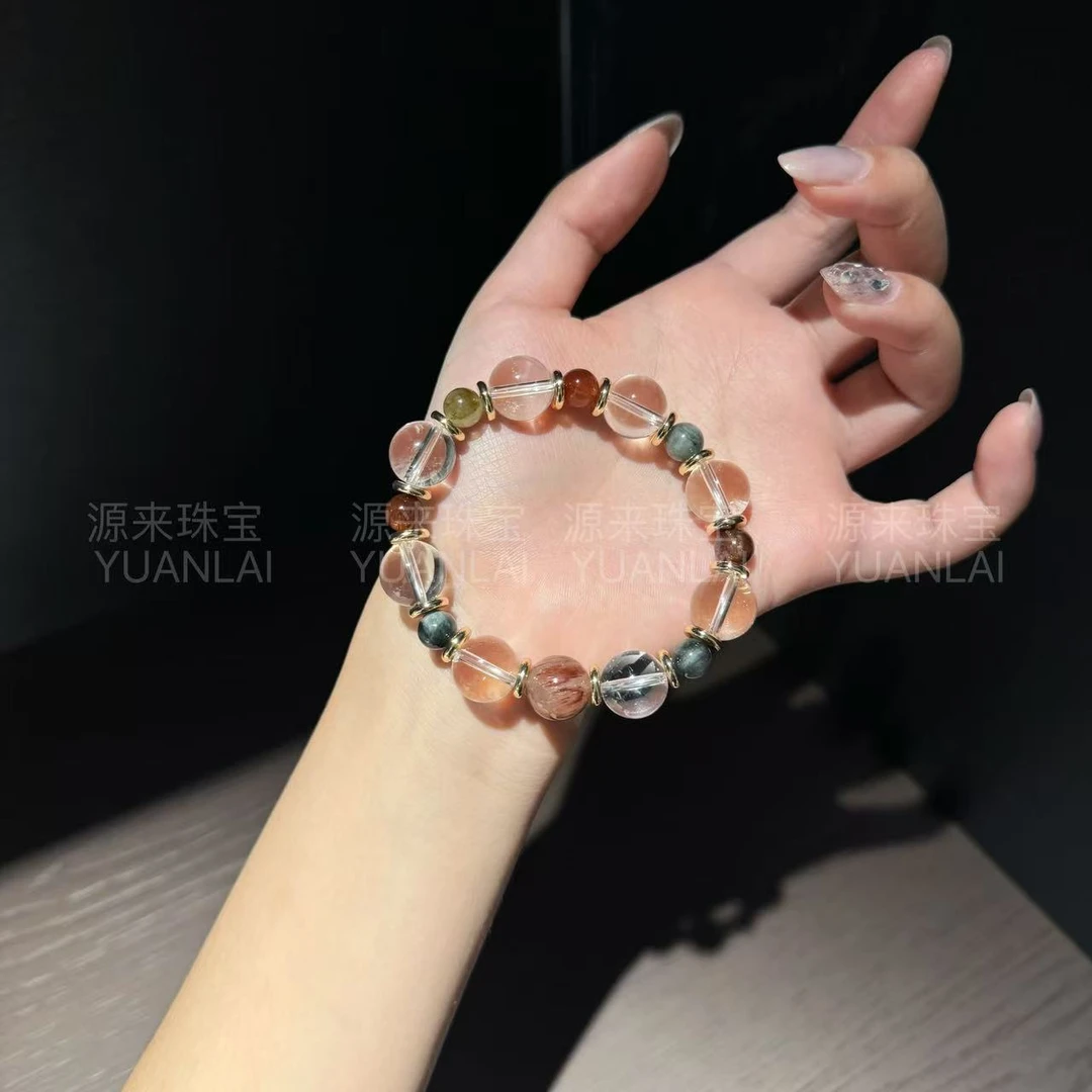 源源手作*炫彩琉晶手串D