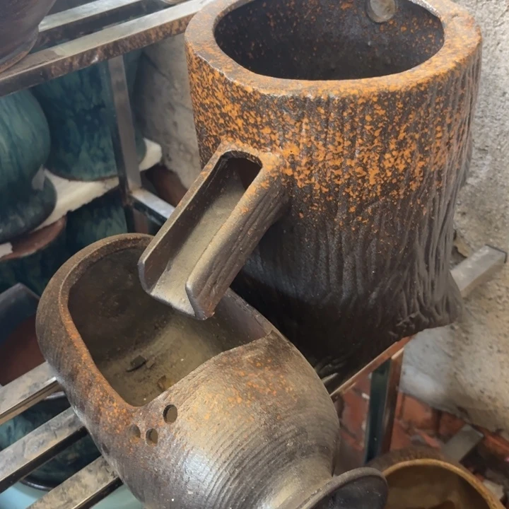 粗陶口径20/27，14/26/14进水口2.5厘米微瑕