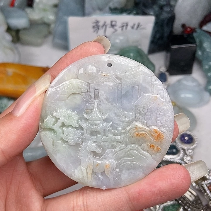 颈饰未镶嵌翡翠翡翠