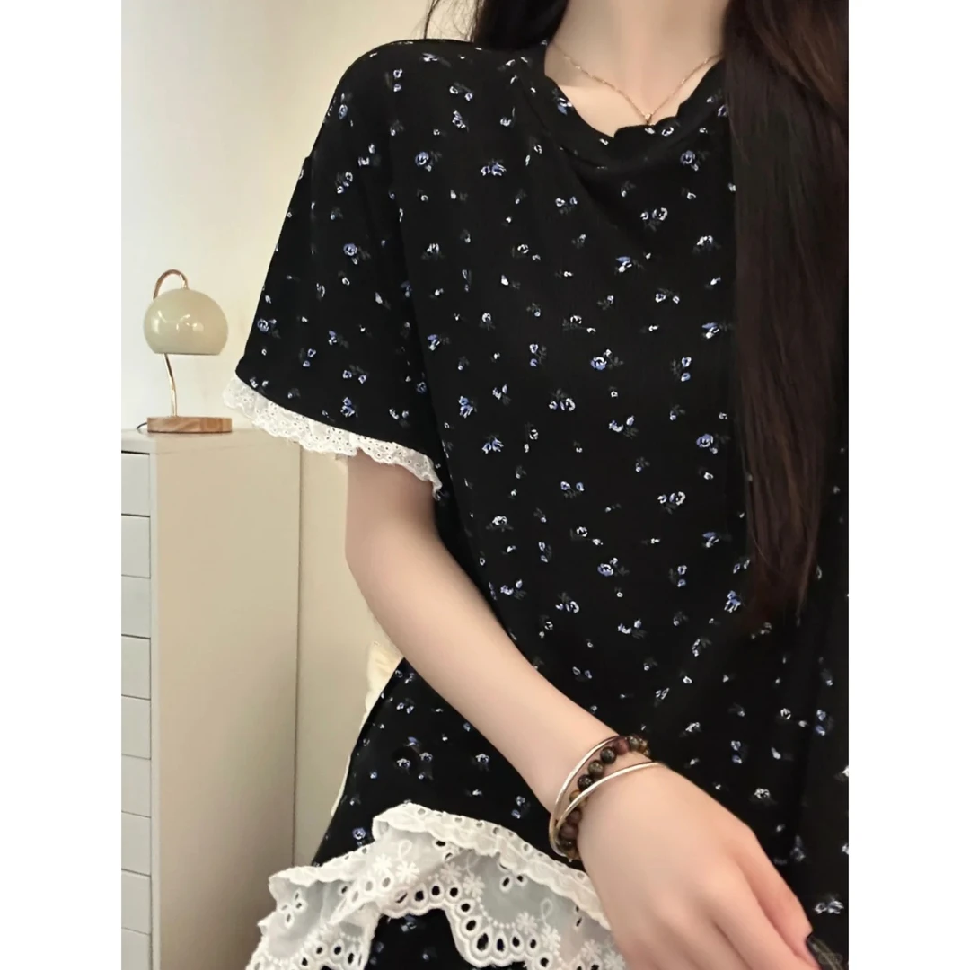 【甜美小碎花】春夏季甜美睡衣女款爆款2025新款套装休闲舒适家居服