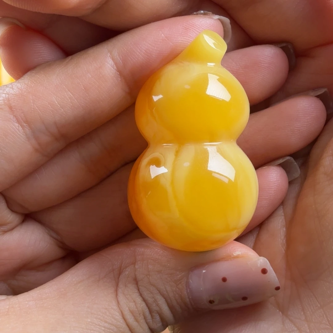 琥珀未镶嵌颈饰纯天然琥珀蜜蜡无优化