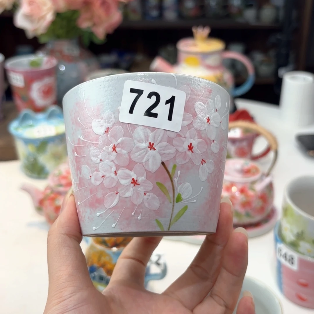 景德镇手绘高温釉下彩陶瓷茶具