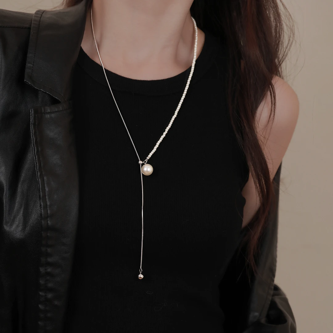 CUOOYINO/初影 铜合金项链 【云朵触感】精致百搭项链设计感毛衣链