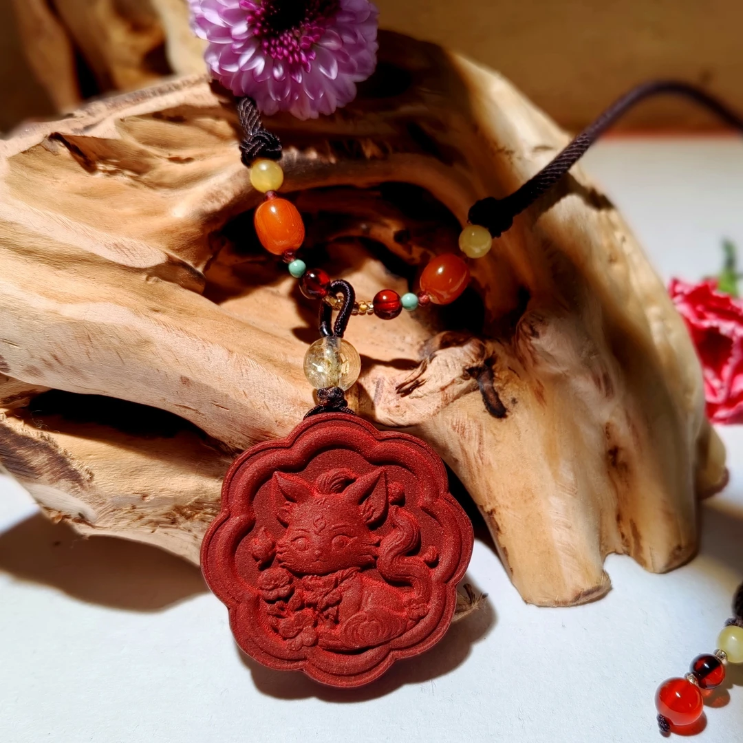 齐祉合香 乙巳蛇年 上上签 小狐仙 国色天香 立体精雕  香文化