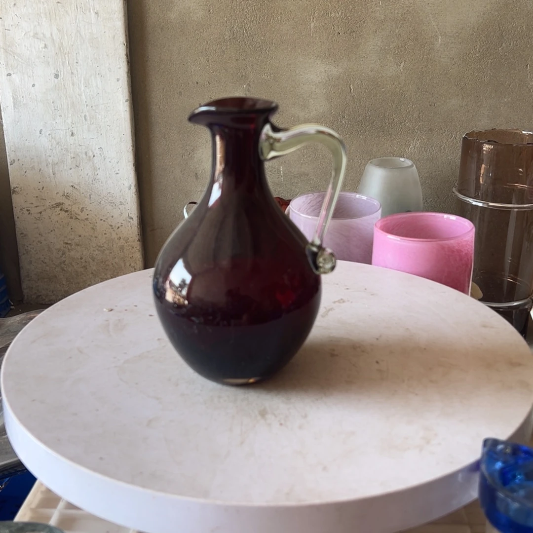 弘扬琉璃花器微瑕高度19