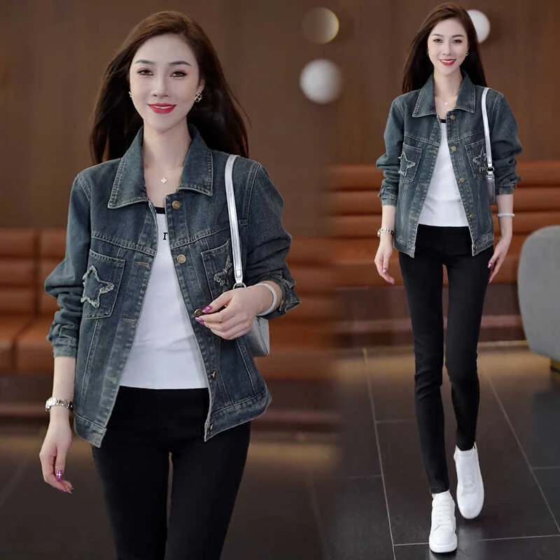 牛仔短外套女2025秋季新款时尚洋气百搭小个子复古休闲夹克上衣潮