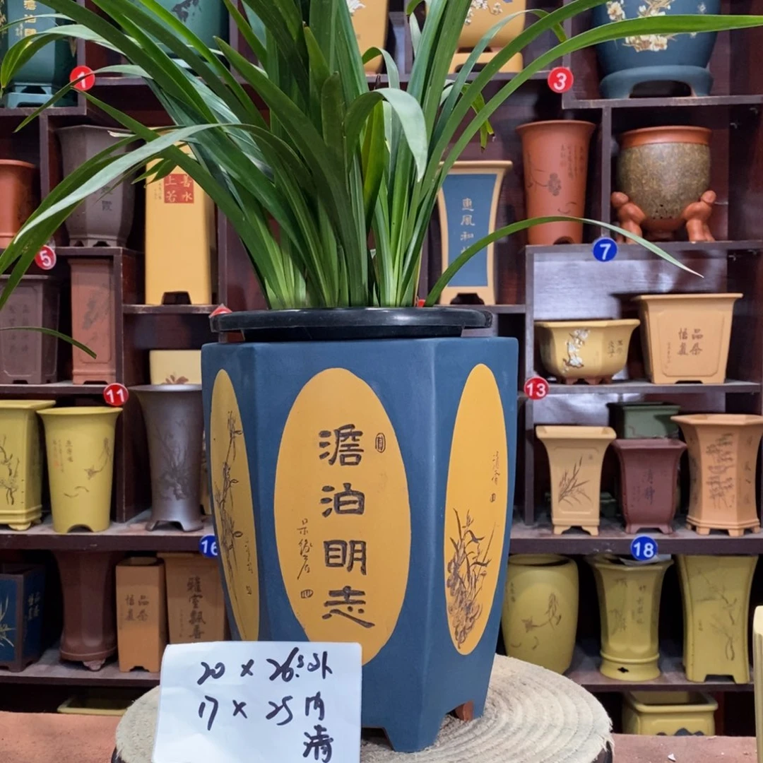 紫砂花盆紫砂花盆
