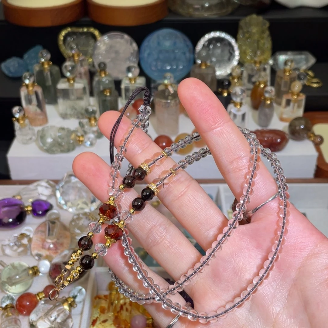 吉***王水晶未镶嵌颈饰天然水晶吊坠417