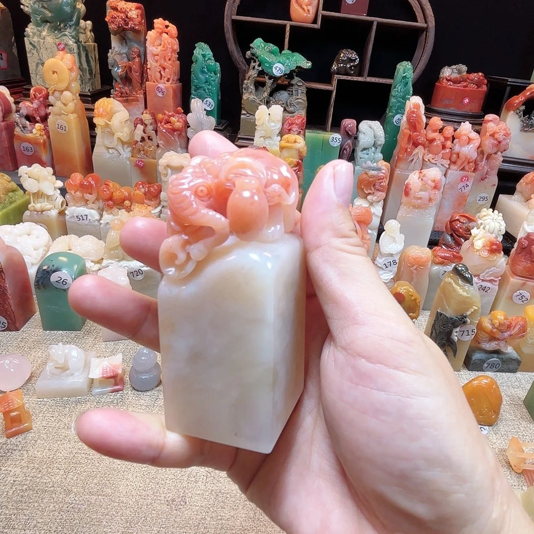 寿山石其他大象印章