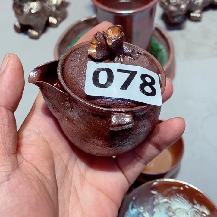 柴烧茶具陶瓷杯子