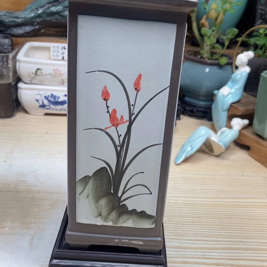 瓷片陶瓷花盆陶瓷艺术