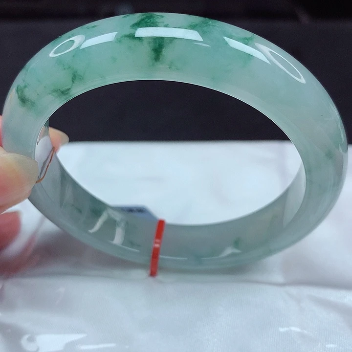 翡翠未镶嵌手镯58圈669