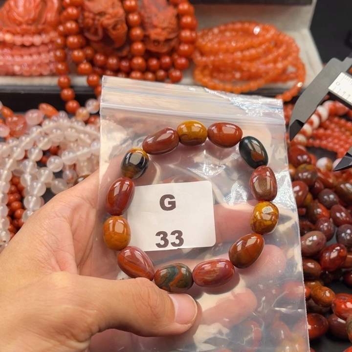 南红玛瑙未镶嵌多样性发货默认微瑕称重12mm