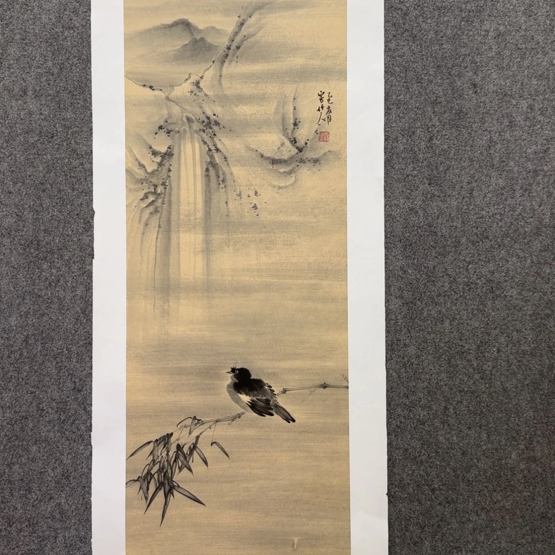 国画写竹人老师手绘作品