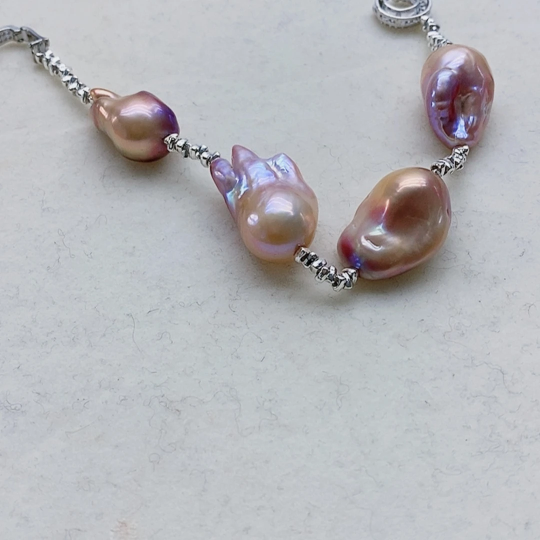 【闪购商品】淡水珍珠耳饰银S925镶嵌