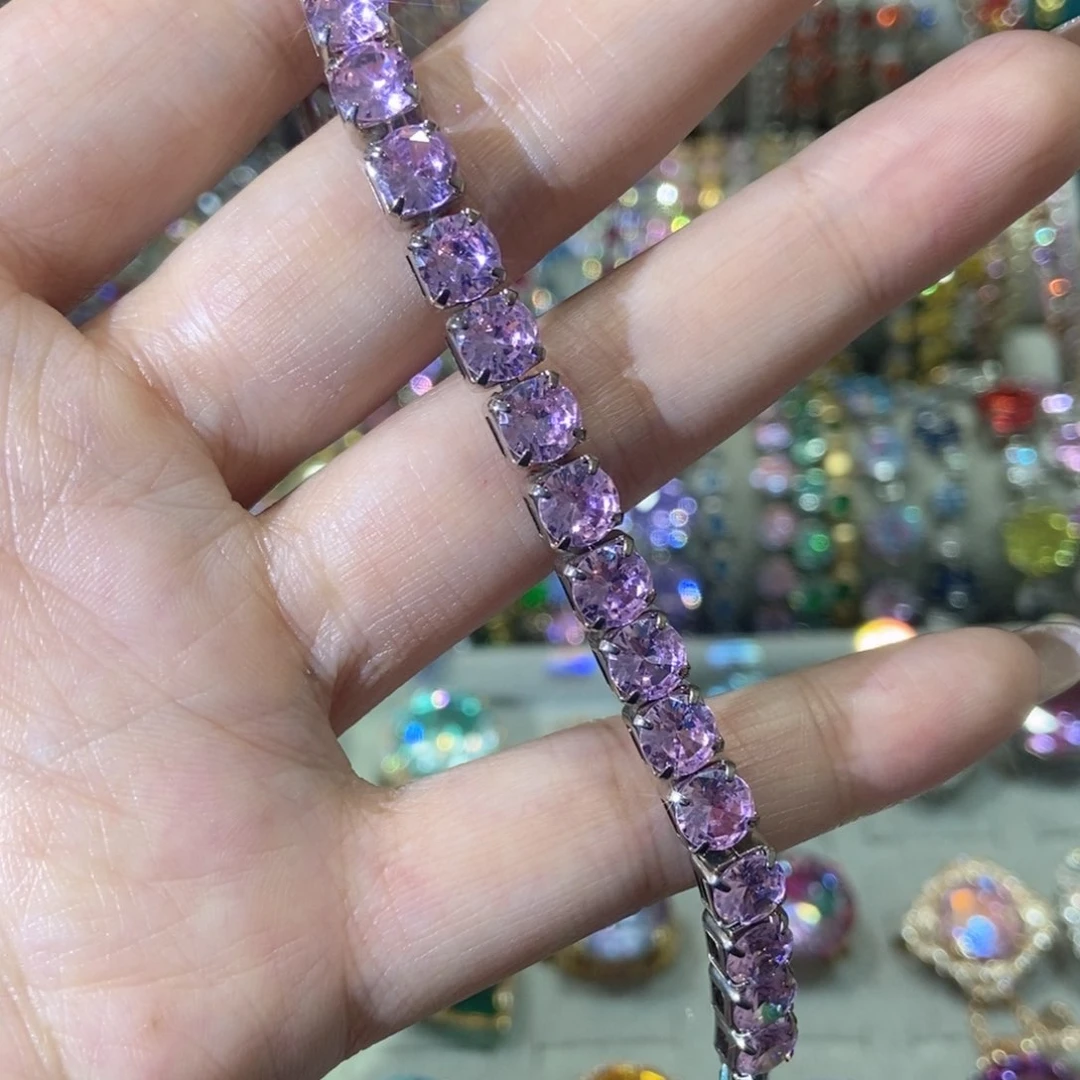 9锆石（处理）手链