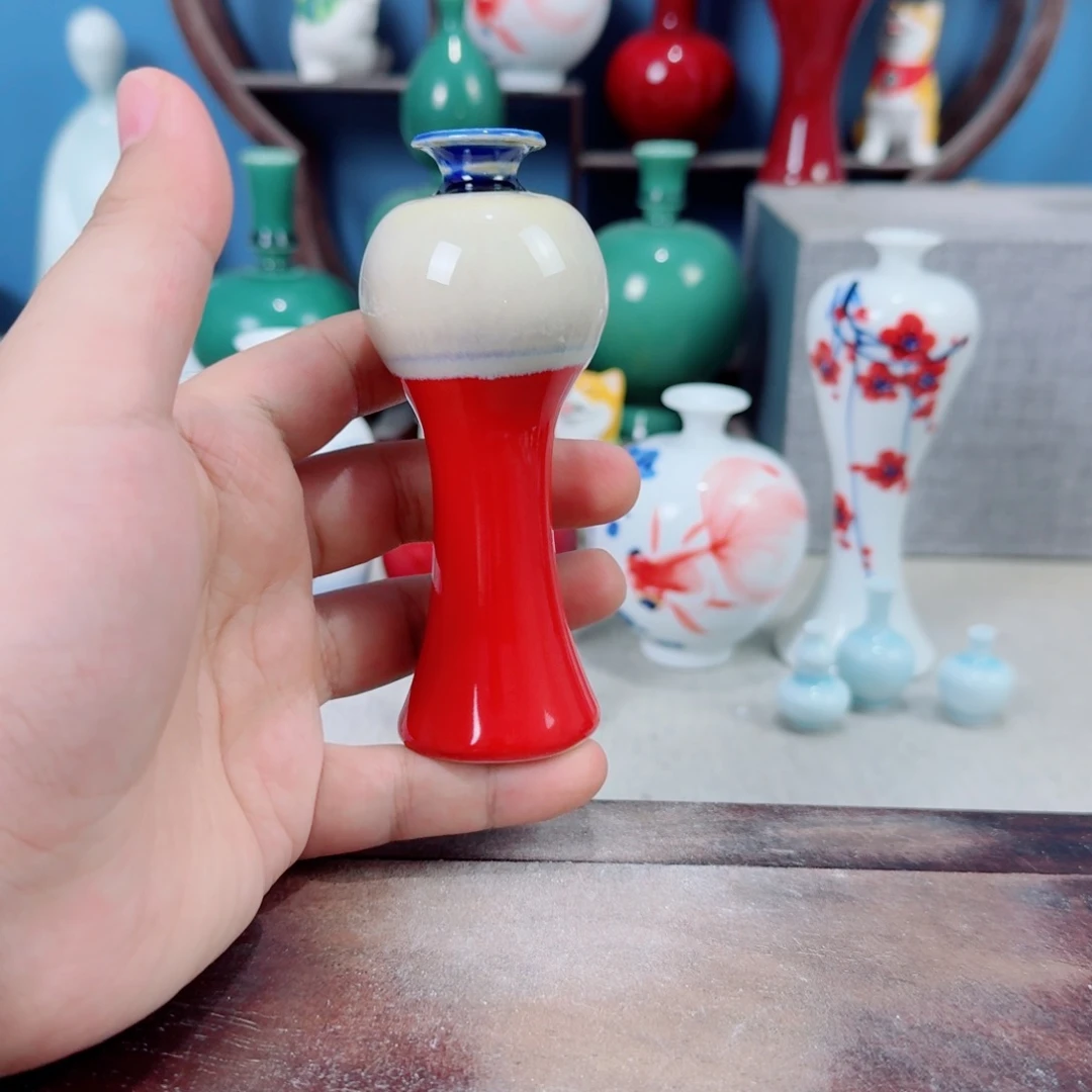 陶瓷手工小花器摆件