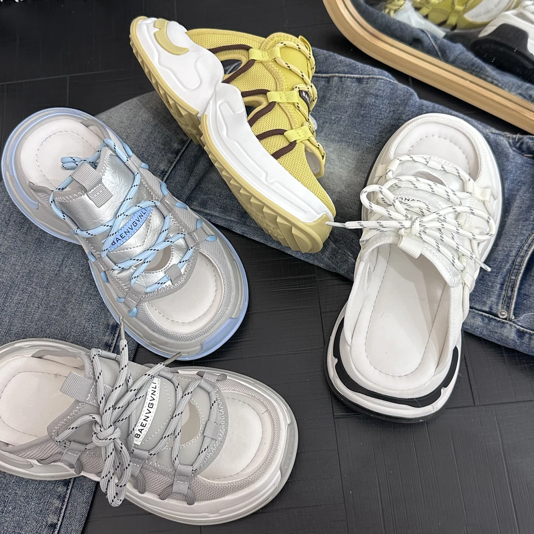 【虞可可】凌空～25夏款松弛感穆勒美学老爹半拖鞋百搭休闲鞋