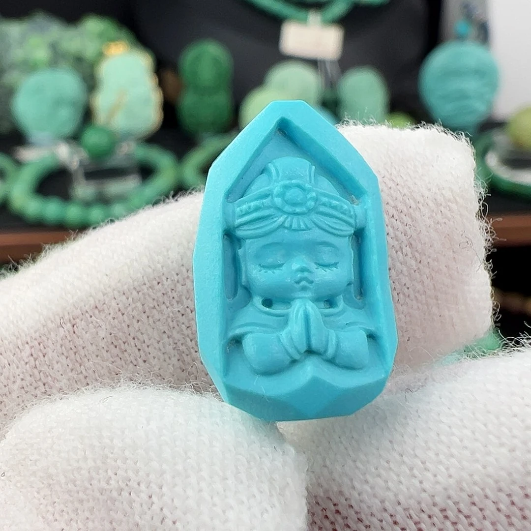 绿松石未镶嵌绿松石主播万丽