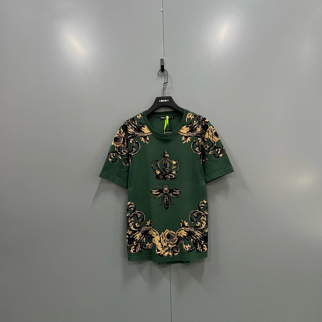 95新 maje （ll）DG皇冠花卉印花短袖 44码/95新607137