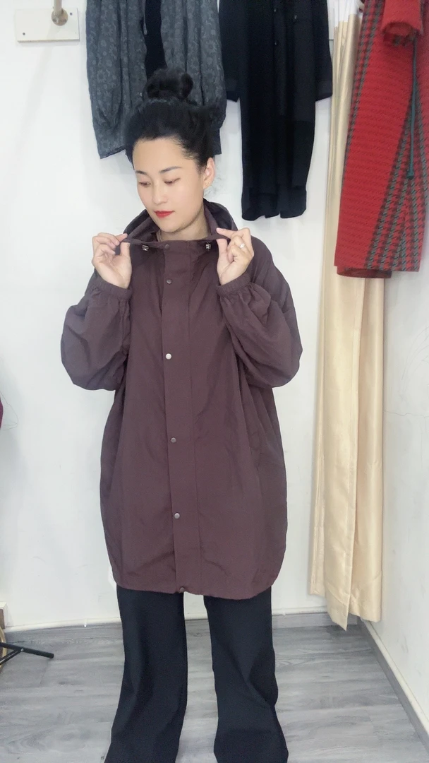 女郎新款防晒外套中长888款