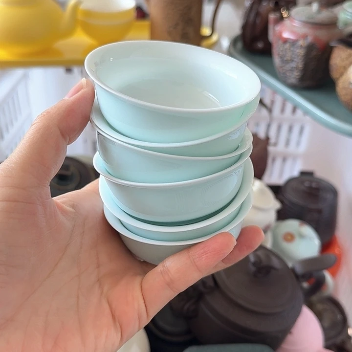 微瑕陶瓷茶具茶杯茶壶