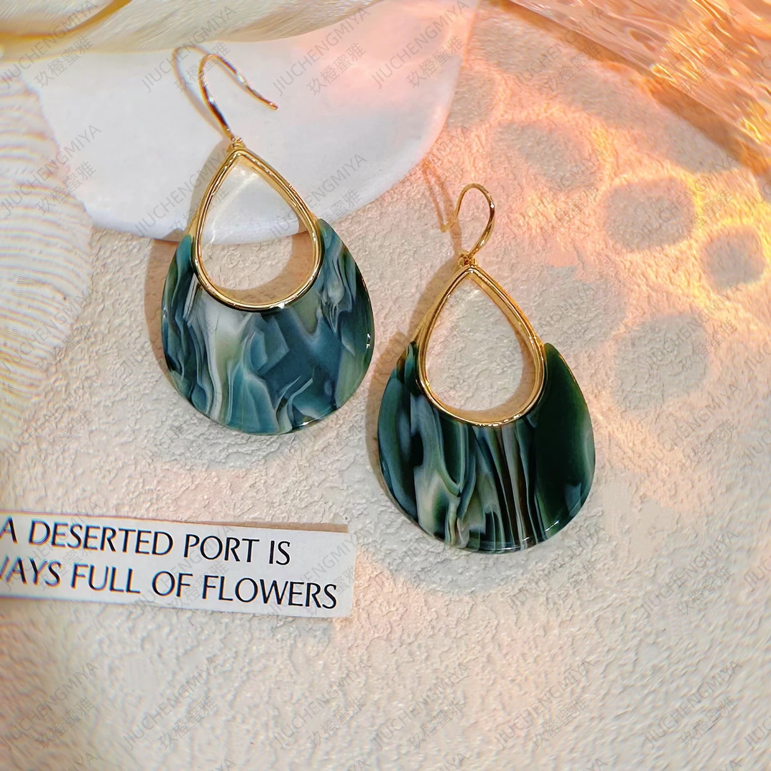 铜合金耳饰 余韵S59时尚气质百搭高级感个性精致设计感港风女耳环