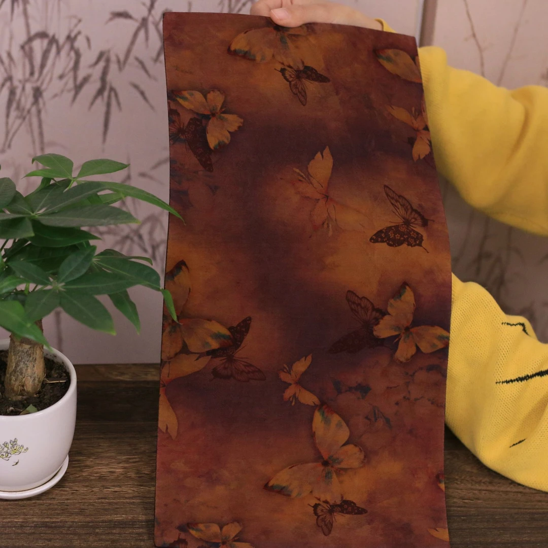 【遇春秋】香云纱防水蝶恋花茶席