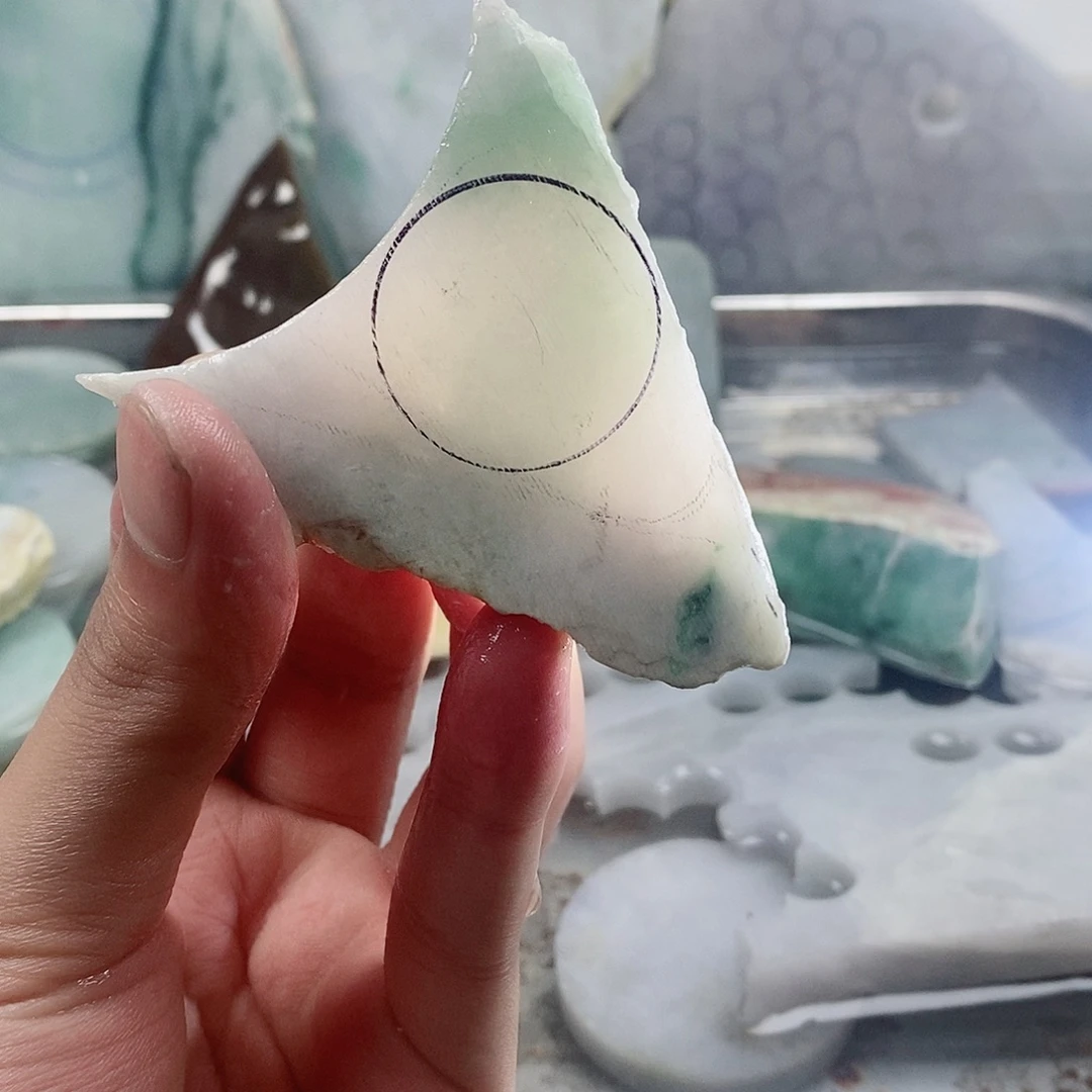 翡翠散珠天然缅甸翡翠a货28