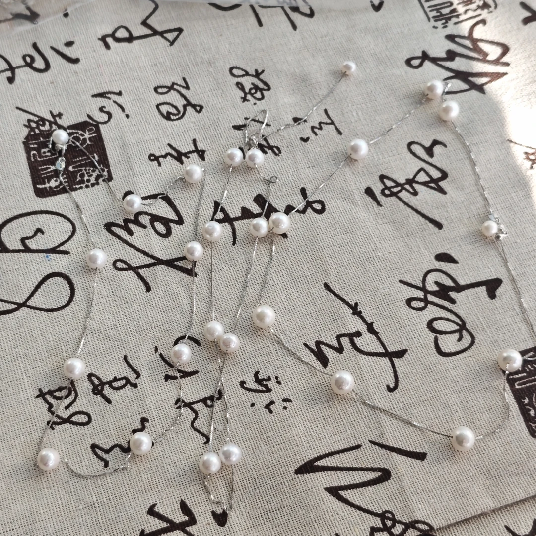 【书记甄选】天然淡水珍珠满天星项链 多样性发一件 XY4409