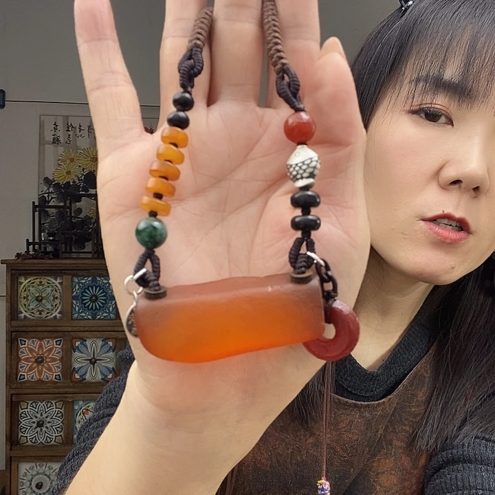 蜜蜡项链未镶嵌项链