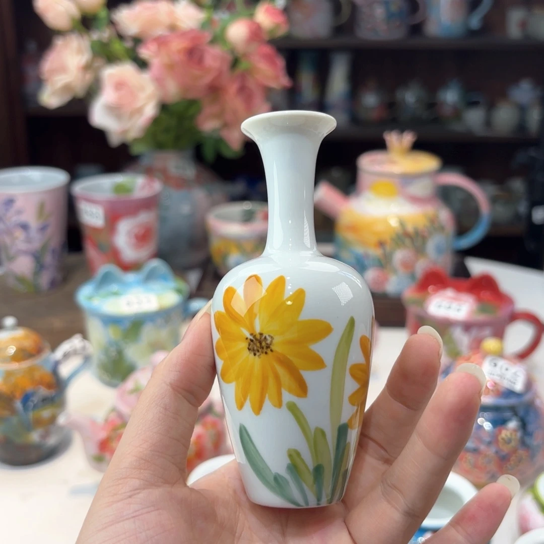 景德镇手绘高温釉下彩陶瓷茶具