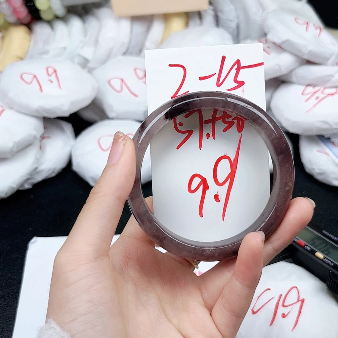 石英质玉未镶嵌手镯2.15