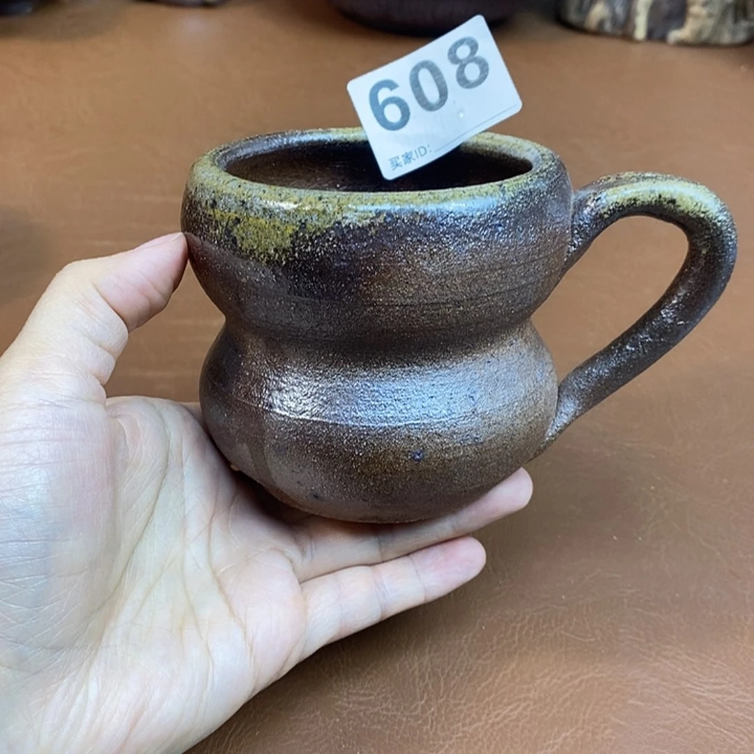 壶柴烧粗陶马克杯杯一物一拍300