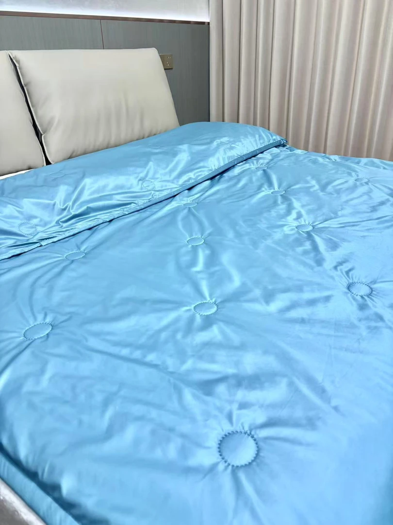 【工厂直销】迈阿密蓝高端天丝凉感夏凉被可机洗