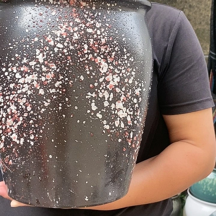紫砂花盆口25高31福利