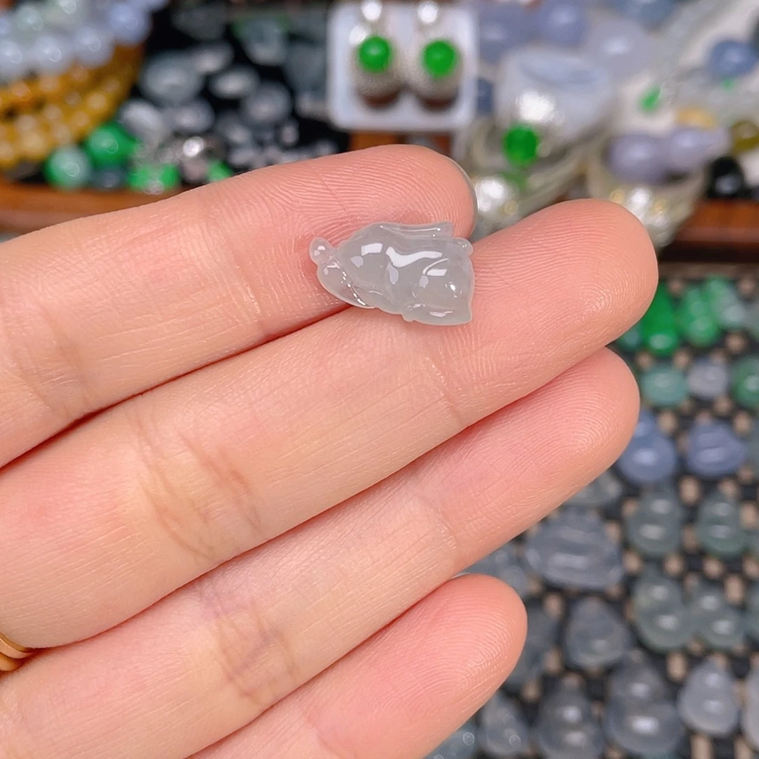 颈饰未镶嵌翡翠天然缅甸A货翡翠