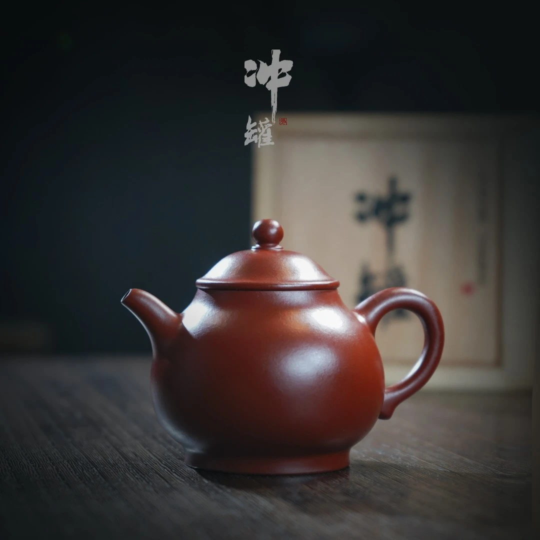 潮州手拉壶-冲罐.潘壶-朱泥壶120cc
