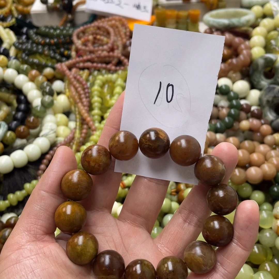 蛇纹石玉手链未镶嵌