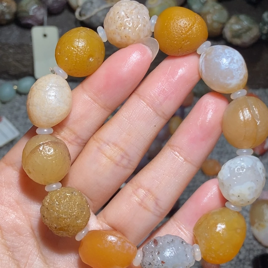 未镶嵌玛瑙/玉髓珠宝半成品