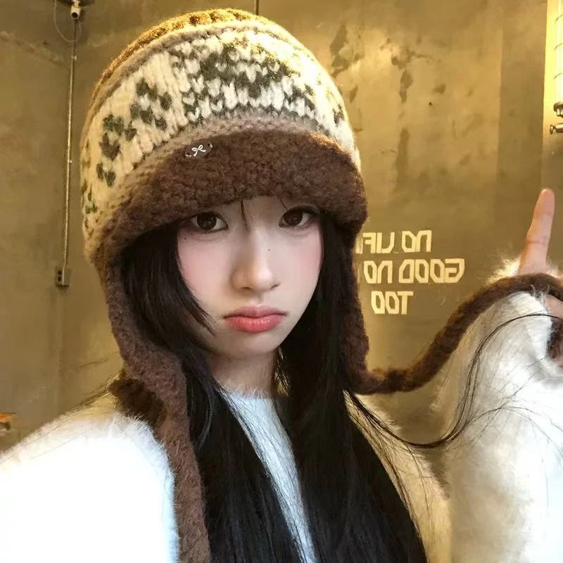 【D25】费尔岛风格护耳帽