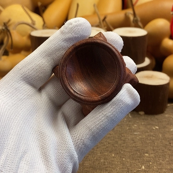 文玩葫芦 实木底座1