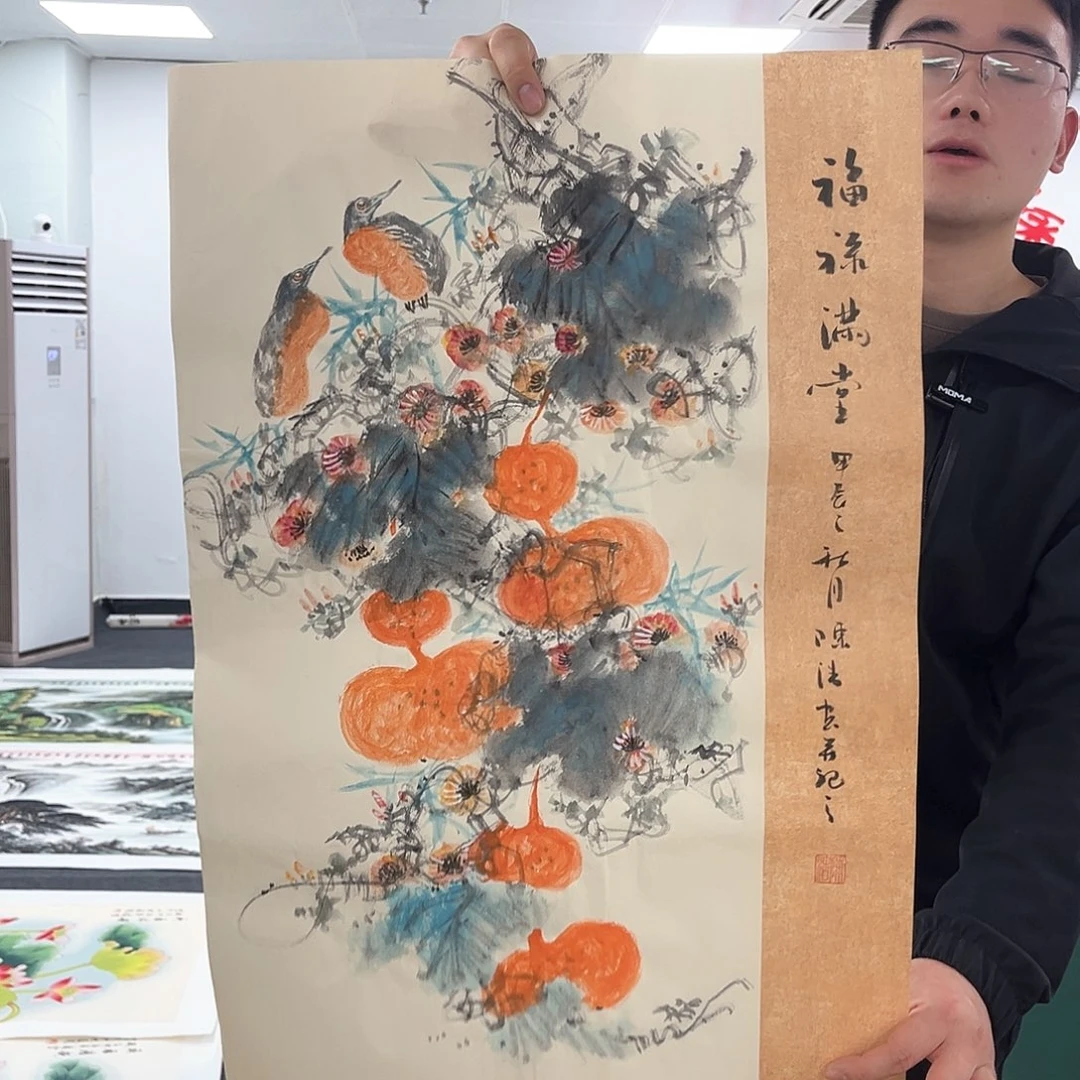 国画宣纸国画作品纯手绘
