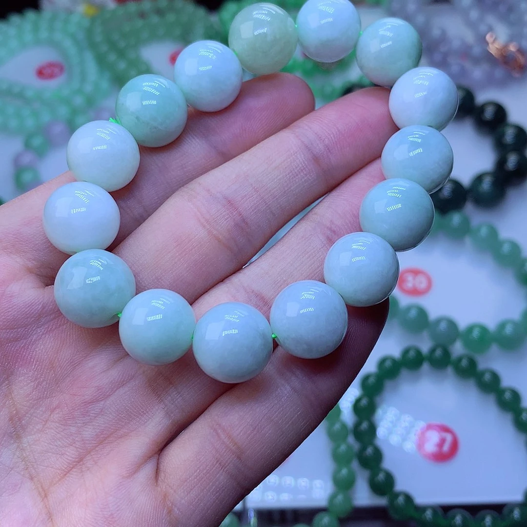 翡翠毛衣链未镶嵌