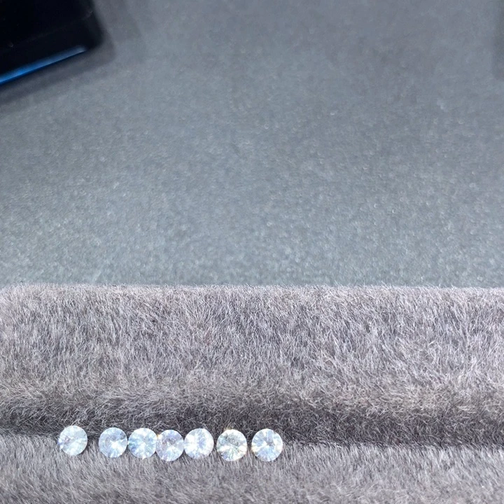 裸石彩色蓝宝石幸***星7粒