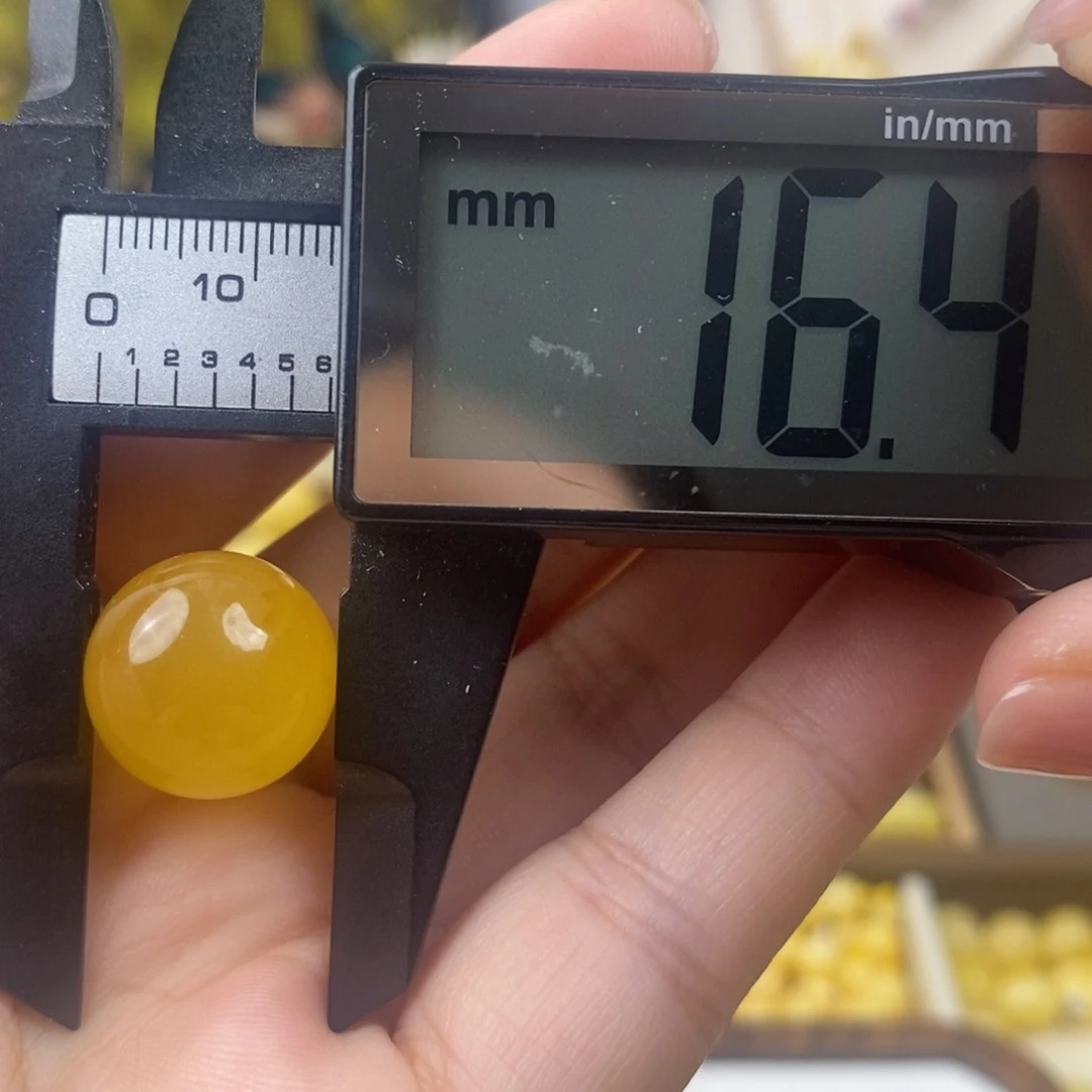 未镶嵌琥珀裸石蜜蜡圆珠