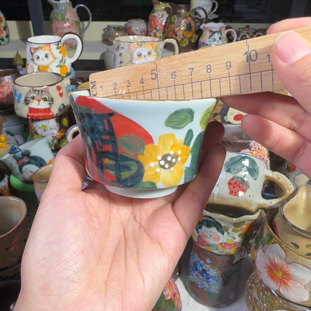 紫砂景德镇手工陶瓷釉下彩微瑕6