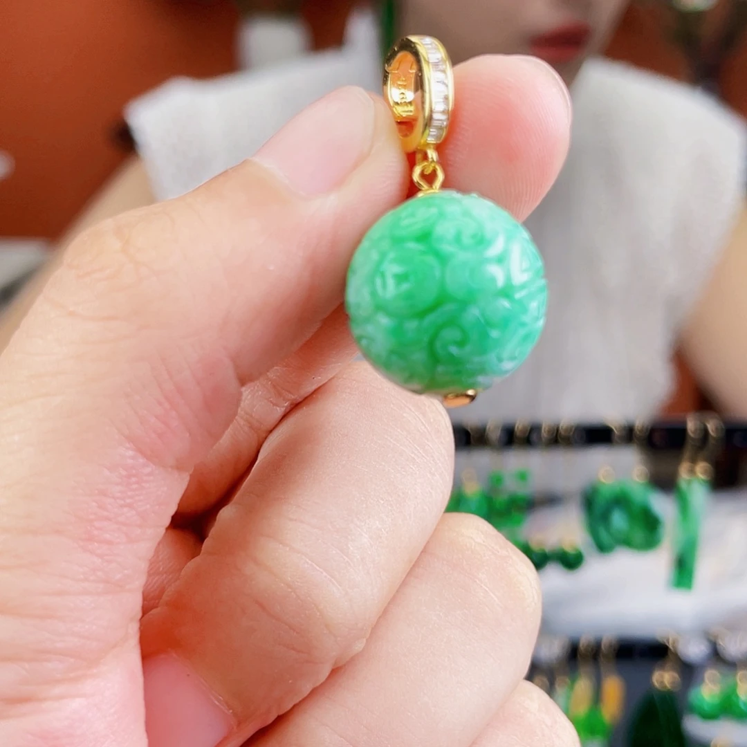 未镶嵌翡翠耳饰饰品