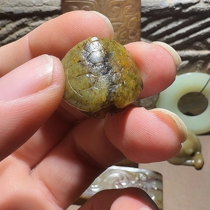 老***师和田玉（糖玉）未镶嵌挂件