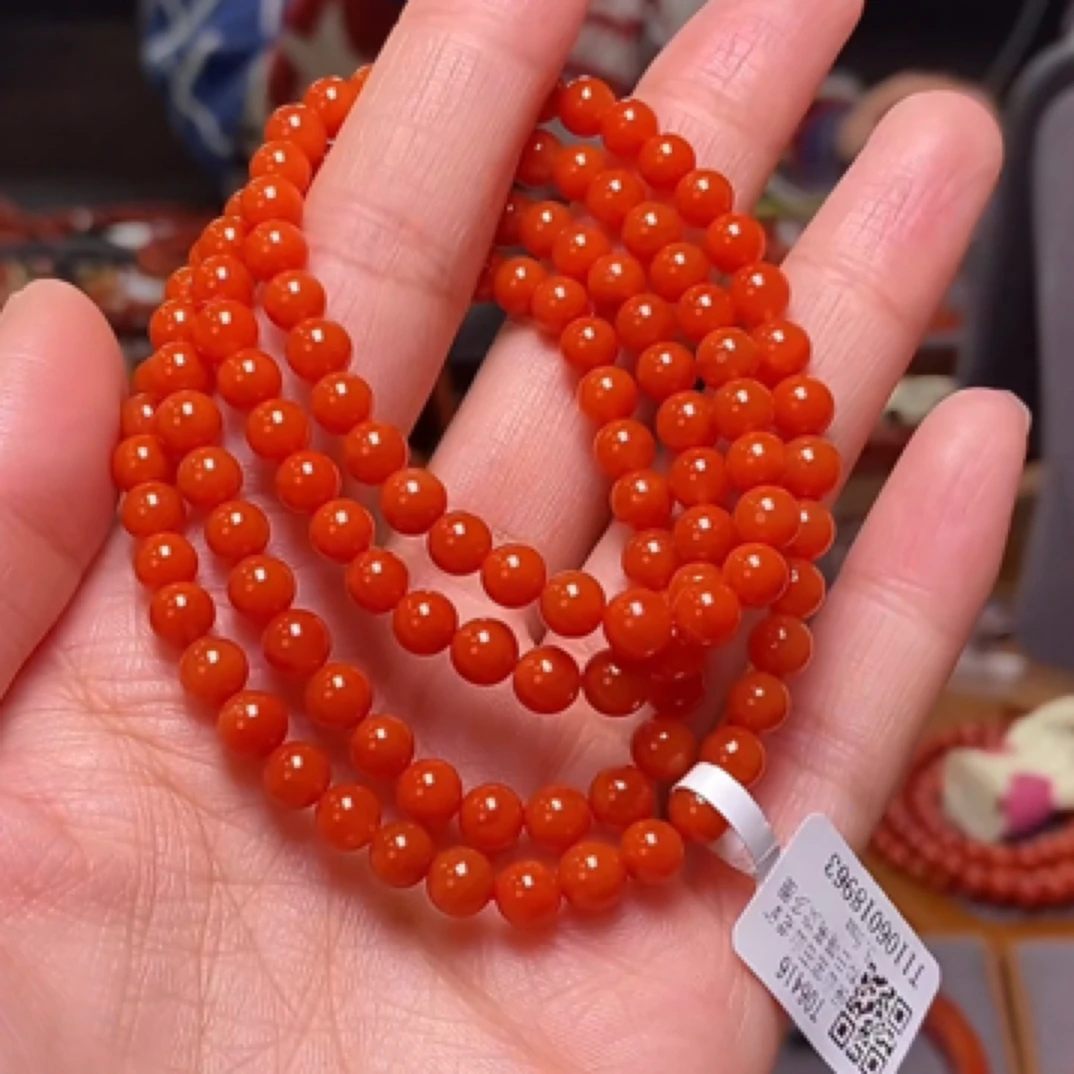 南红玛瑙手串5mm